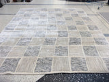 Hand Tufted Wool Checkerboard Rug