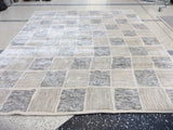 Hand Tufted Wool Checkerboard Rug