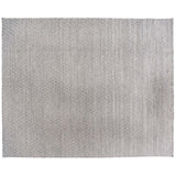 Gray and White Diamonds Rug