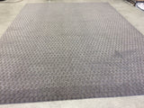 Cut and Loop Charcoal "Weave" Rug