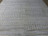 Ivory Geometric Cut and Loop Area Rug