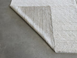 Lush Cream Wool Area Rug