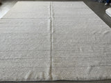 Lush Cream Wool Area Rug