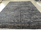 Dark Blue Shag Area Rug