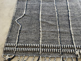 Blue and Grey Rustic Area Rug