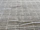 Charcoal and Ivory Squares Area Rug