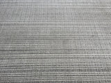 Grey and White Wool Area Rug