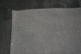 Charcoal High Low Wool Area Rug