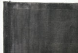 Charcoal High Low Wool Area Rug