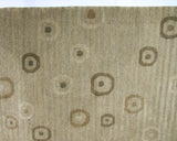 Contemporary Tibetan Style Tan Wool Area Rug