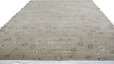 Contemporary Tibetan Style Tan Wool Area Rug