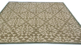 Taupe and Ecru Kaleidoscope Area Rug