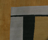 Modern Tibetan Design Gold Area Rug