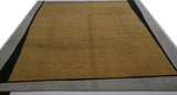 Modern Tibetan Design Gold Area Rug