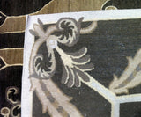 Contemporary Chinese Floral Design Area Rug