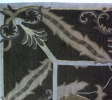 Contemporary Chinese Floral Design Area Rug