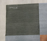 Contemporary Shapes Wool and Silk Area Rug