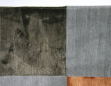 Contemporary Shapes Wool and Silk Area Rug