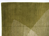 Shades of Green Contemporary Rug