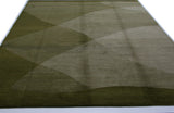 Shades of Green Contemporary Rug