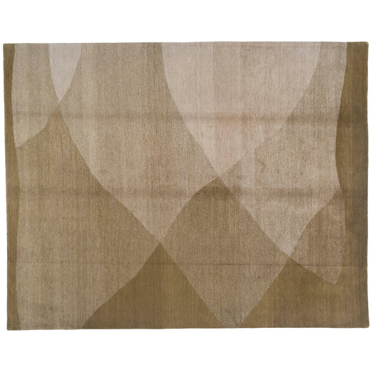Shades of Green Contemporary Rug