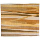 Modern Stripe Tibetan Design Area Rug