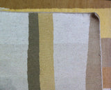 Modern Stripe Tibetan Design Area Rug
