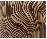 Brown Wind Tibetan Design Area Rug