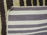 Brown Wind Tibetan Design Area Rug
