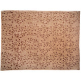 Brown Floral Tracery Area Rug