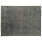 Slate Grey Ribbed Wool Area Rug