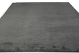 Slate Grey Ribbed Wool Area Rug
