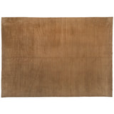 Tan Ribbed Wool Area Rug