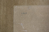 Tan Ribbed Wool Area Rug