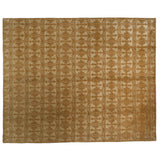 Silver and Gold Floral Area Rug