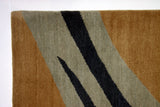 Blue Wave Wool Area Rug