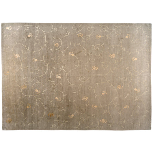 Floral Tibetan Style Area Rug