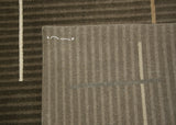 Crossed Lines Tibetan Design Wool Area Rug