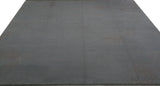 Floral Doodle Grey Wool and Silk Area Rug