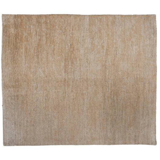 Brown and Cream Hemp Area Rug