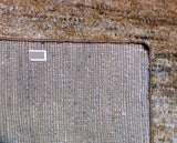 Brown and Cream Hemp Area Rug