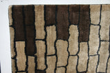 Brown Cobblestones Area Rug