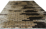 Brown Cobblestones Area Rug
