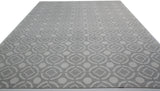 Gray and Ivory Pattern Rug