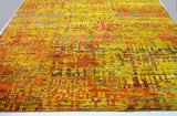 Grunge Yellow Rug - Multiple Sizes