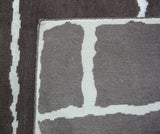 Chocolate and Cream Lines Area Rug