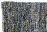 Blue and Brown Jute Area Rug