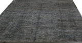 Blue and Brown Jute Area Rug