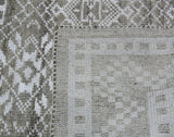 Transitional Grey Wool Area Rug
