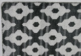Black and White Pattern Rug
